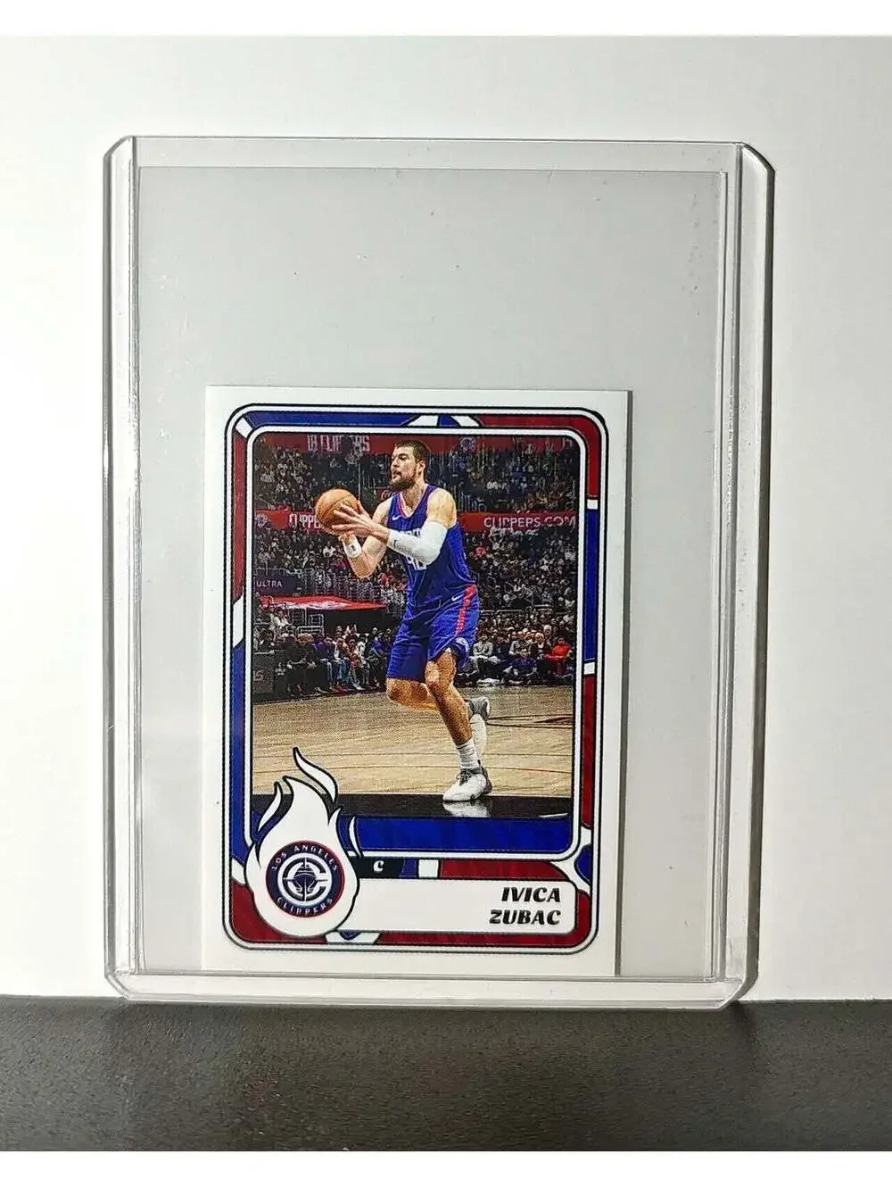 Ivica Zubac 2024-25 Panini NBA #349 Sticker Card Los Angeles Clippers